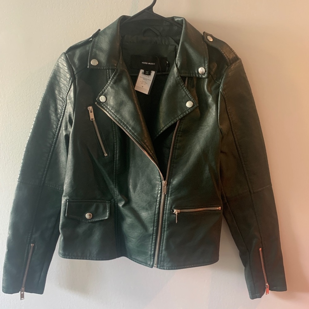 Faux Leather Jacket